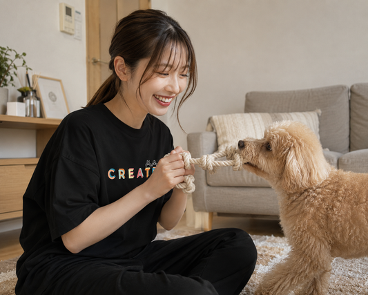 Create together. Tee – Black
