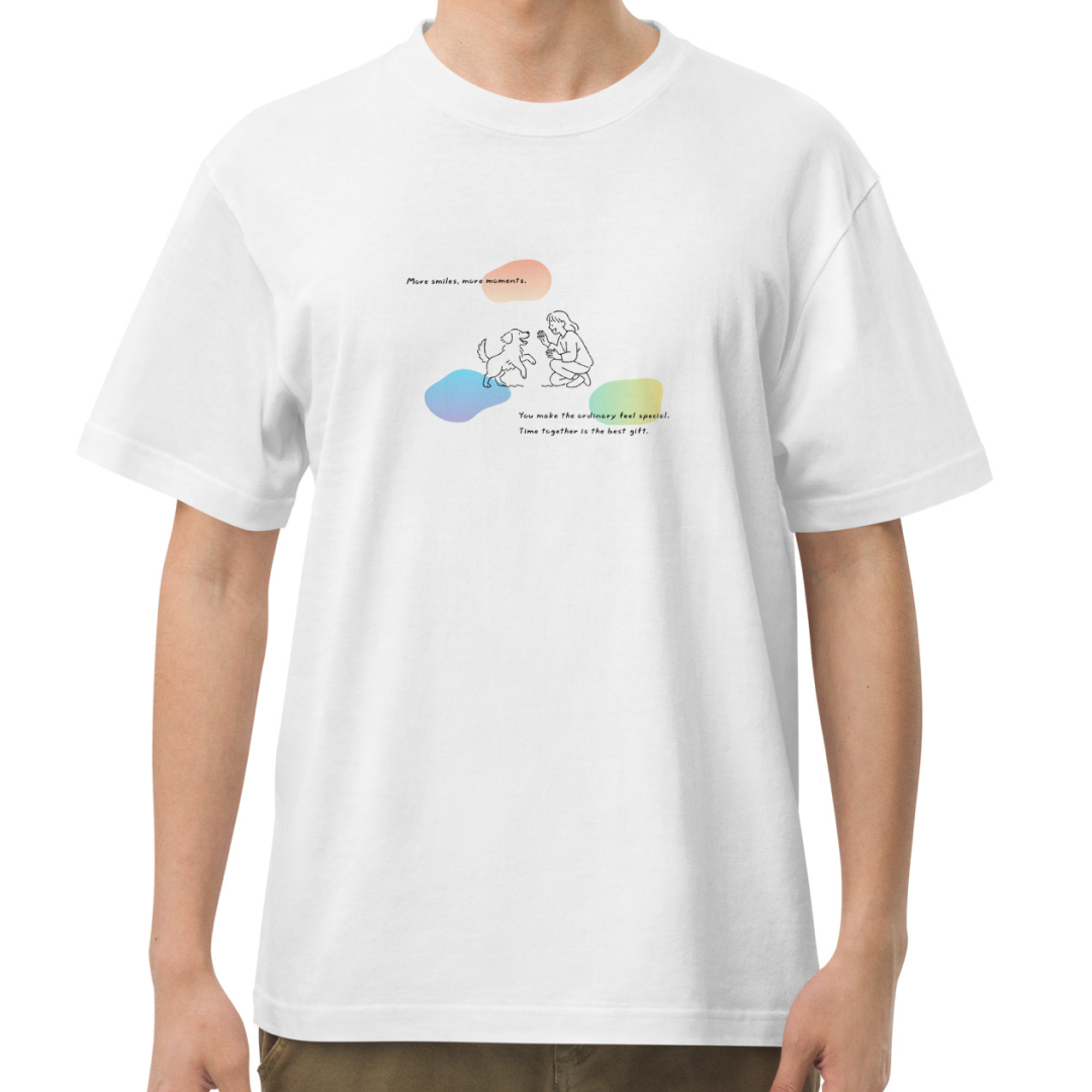 More smiles, more moments. Tee – White
