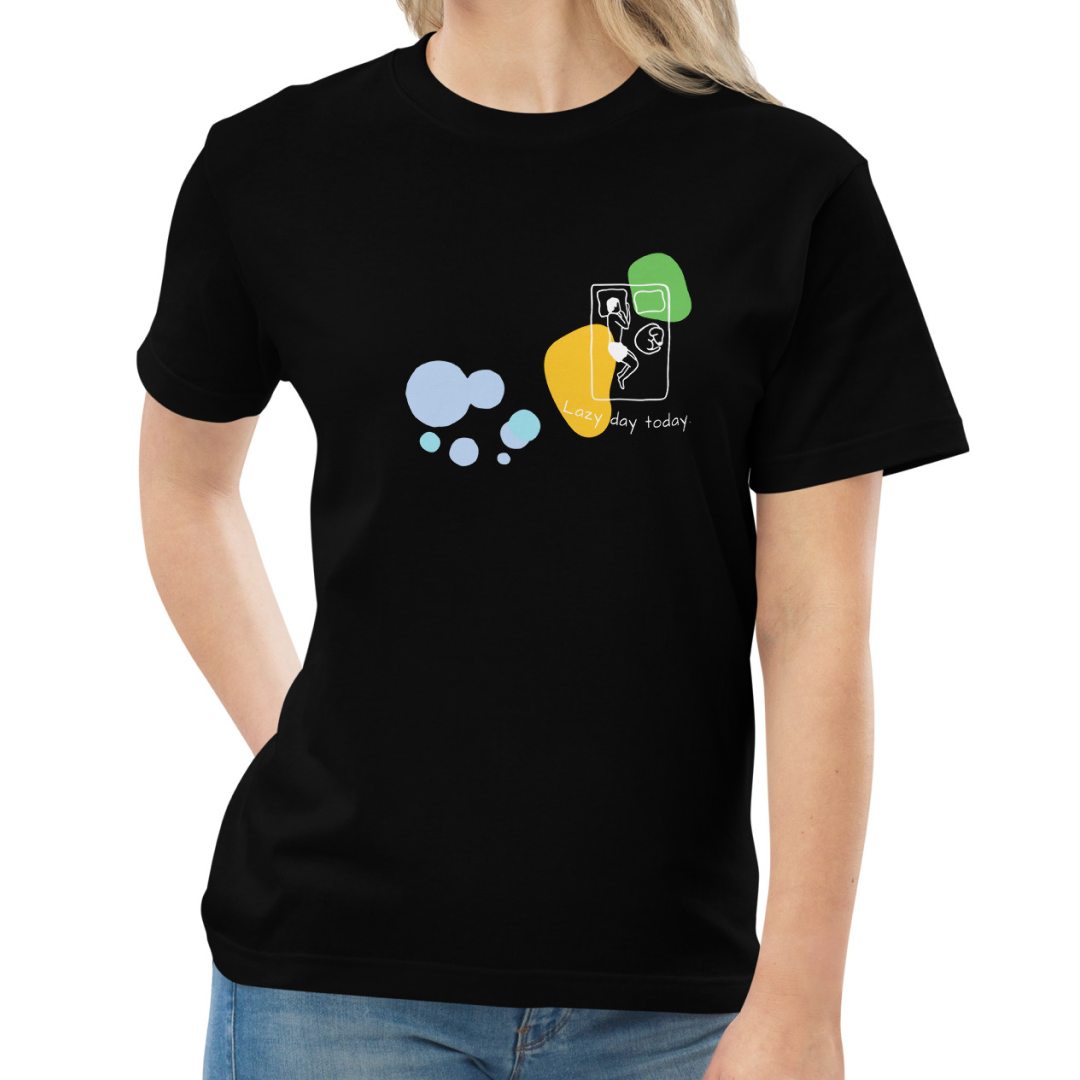 lazy day today. Tee – Black