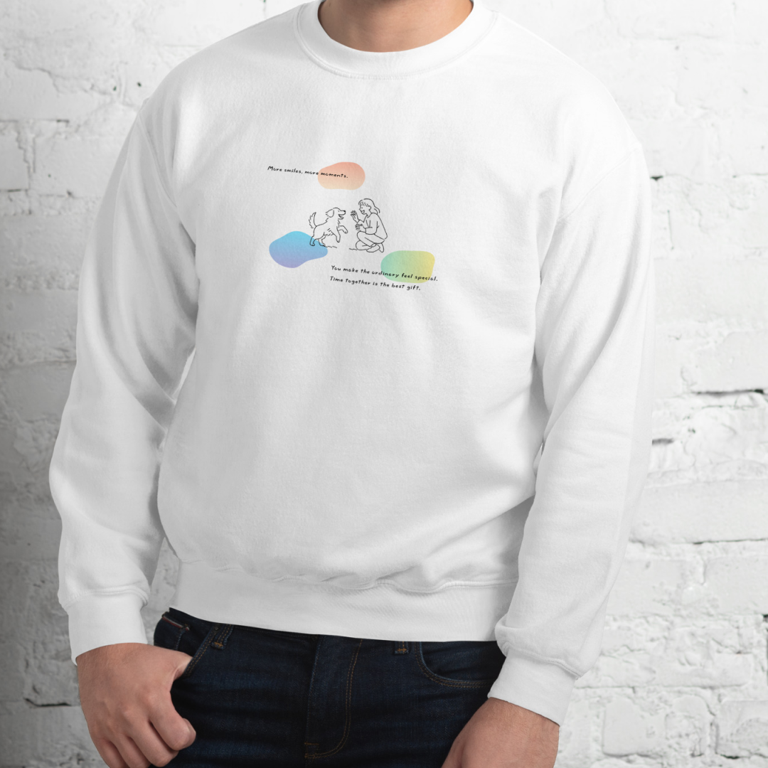 More smiles, more moments. Sweat – White