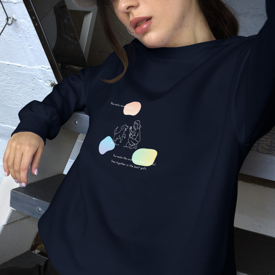 More smiles, more moments. Sweat – Navy