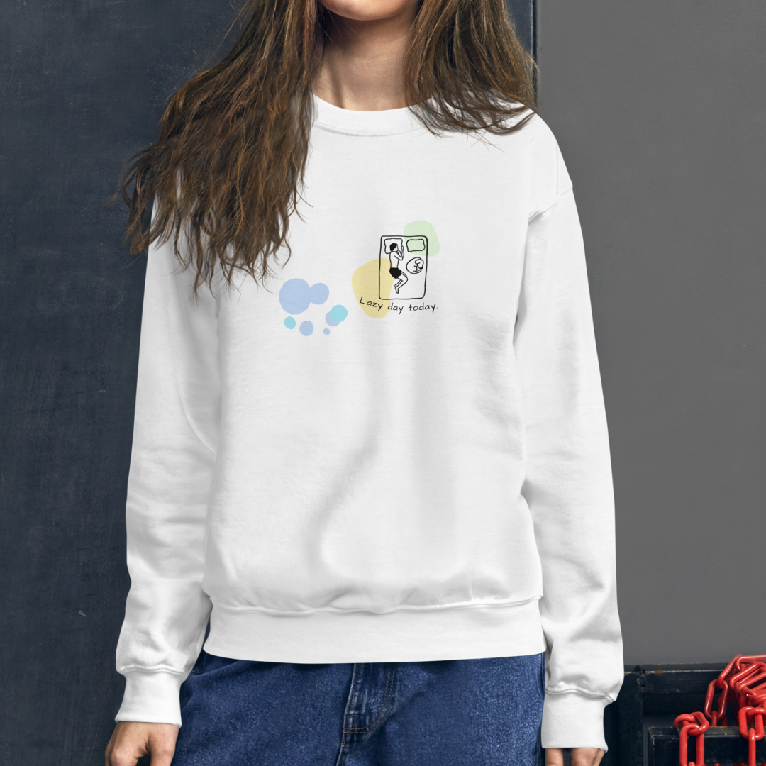 lazy day today. Sweat – White