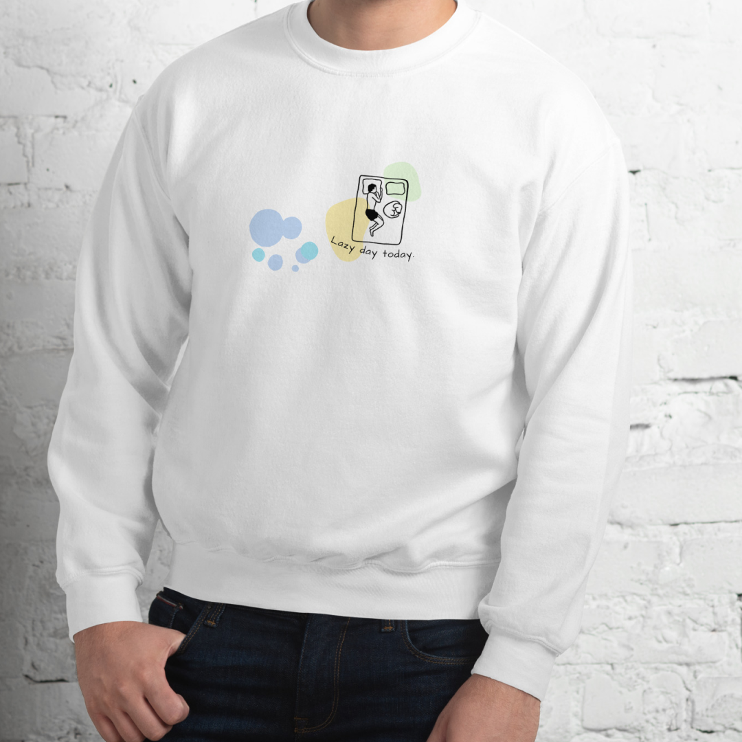 lazy day today. Sweat – White