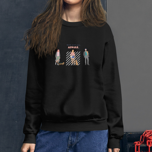 Walk with you, always. Sweat – Black