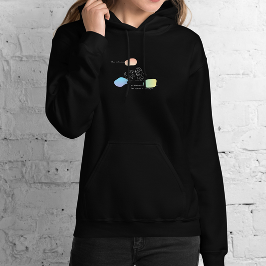 More smiles, more moments. Hoodie – Black