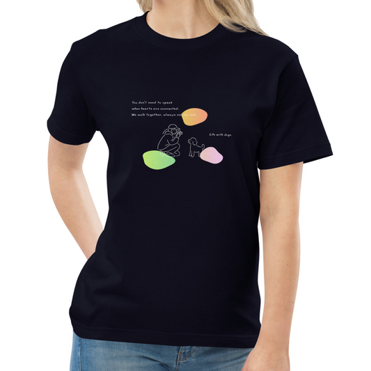 Life with dogs.  Tee – Navy