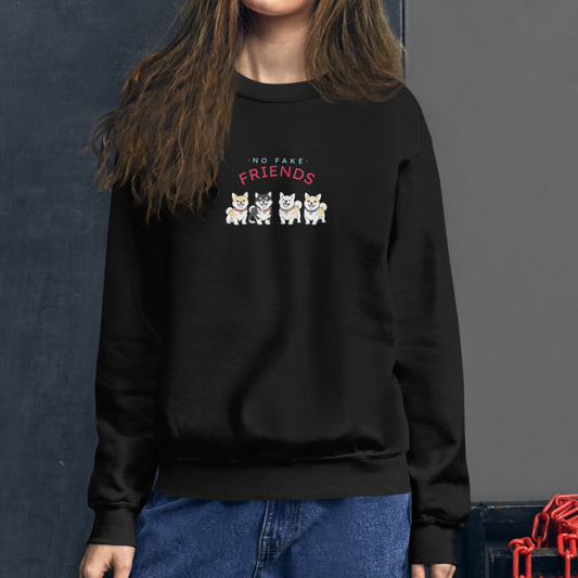 NO FAKE FRIENDS. Sweat – Black