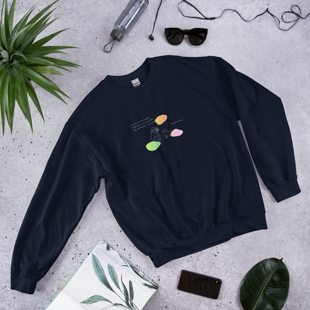 Life with dogs.  Sweat – Navy