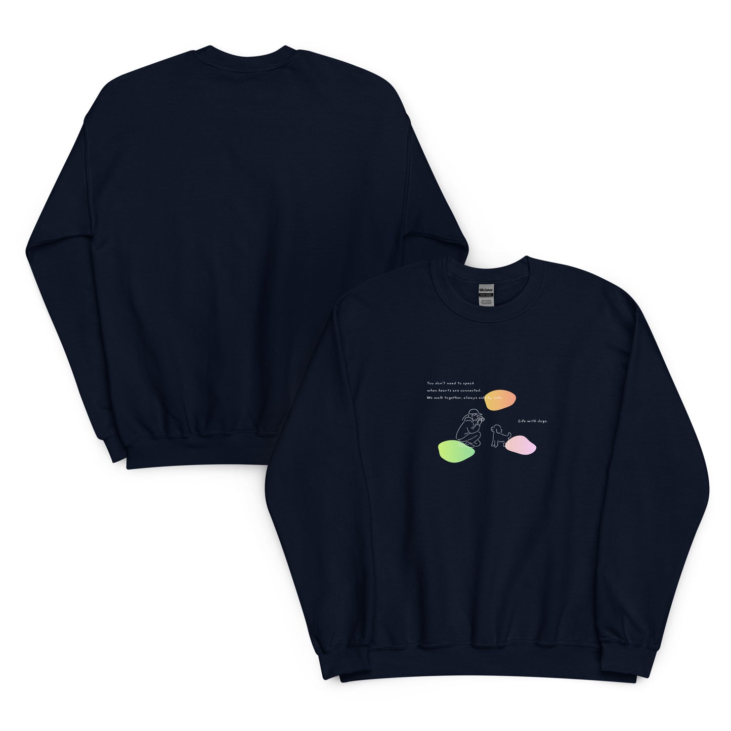 Life with dogs.  Sweat – Navy