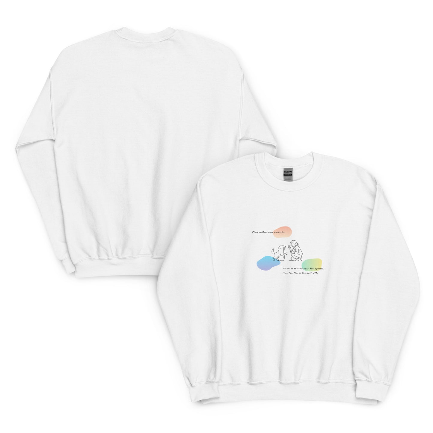 More smiles, more moments. Sweat – White