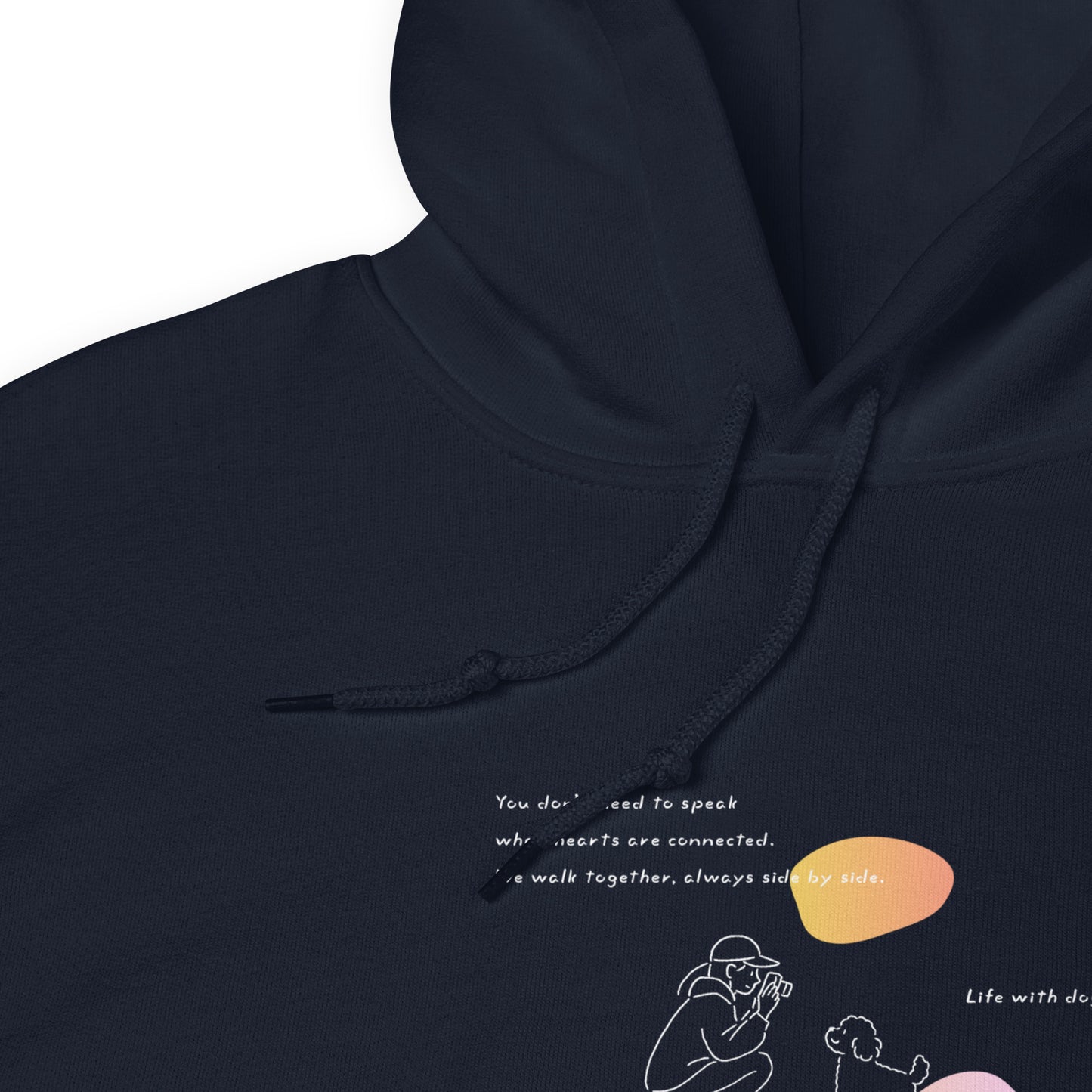 Life with dogs.  Hoodie – Navy