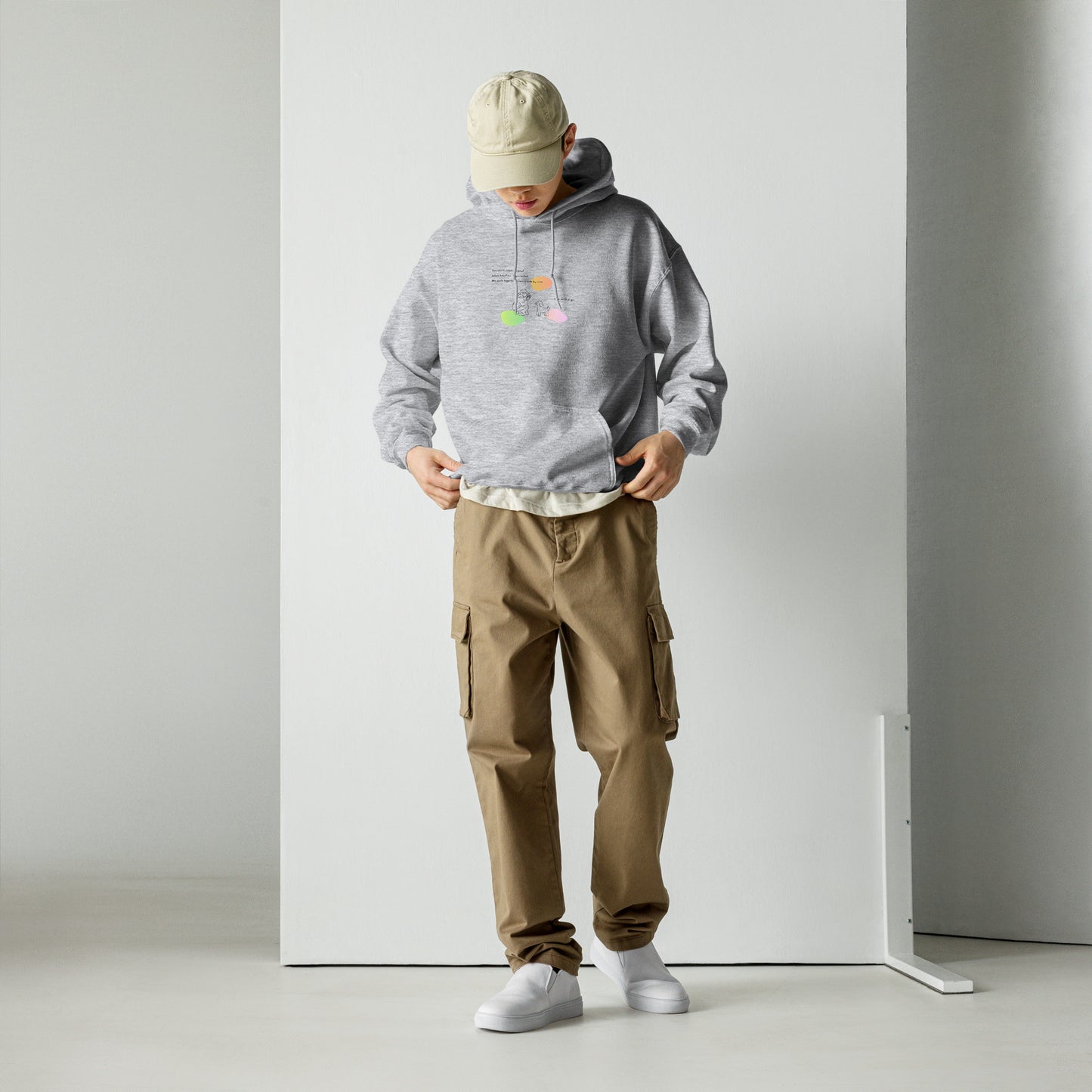 Life with dogs.  Hoodie – Grey