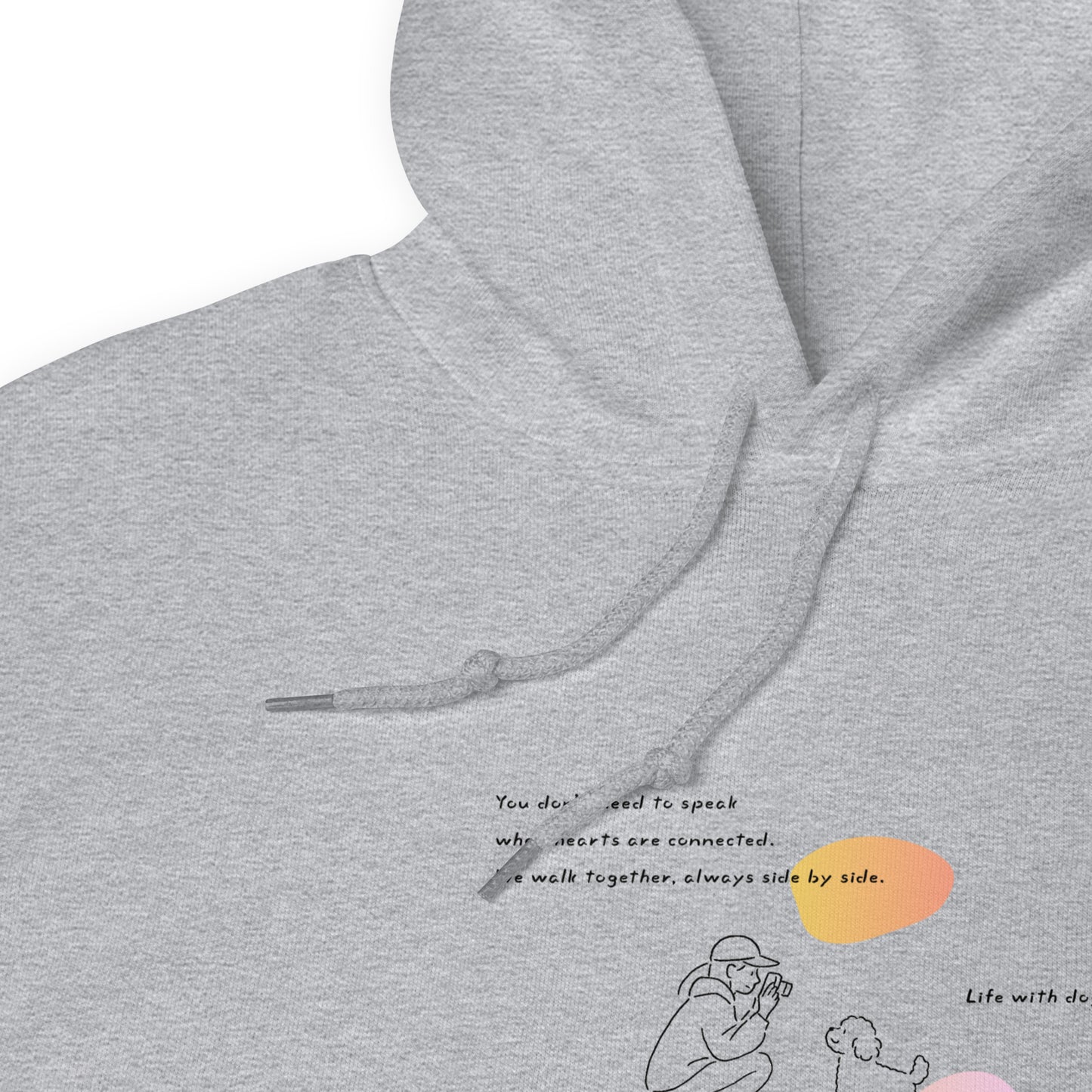 Life with dogs.  Hoodie – Grey