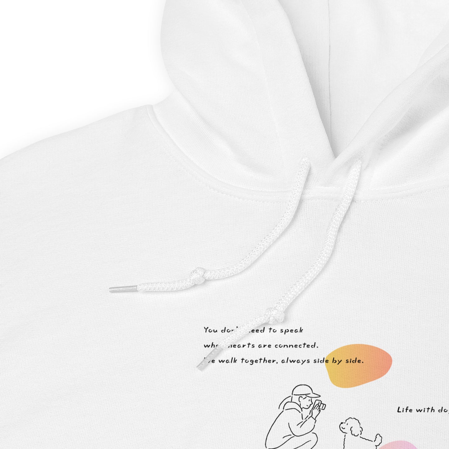 Life with dogs.  Hoodie – White