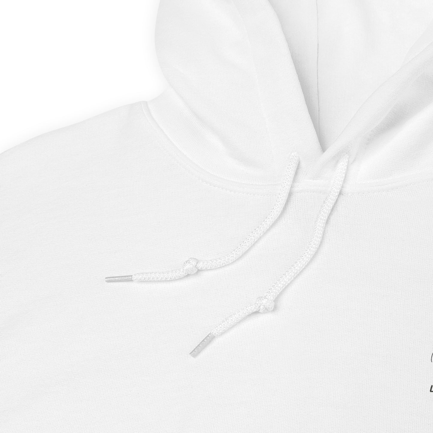 Life with dogs.  Logo Hoodie – White