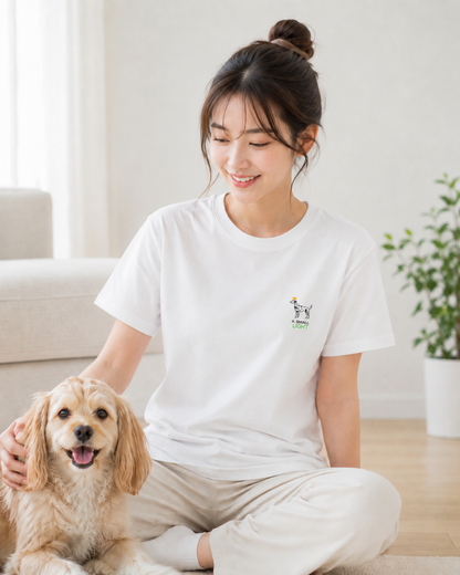 A SMALL LIGHT. Tee – White