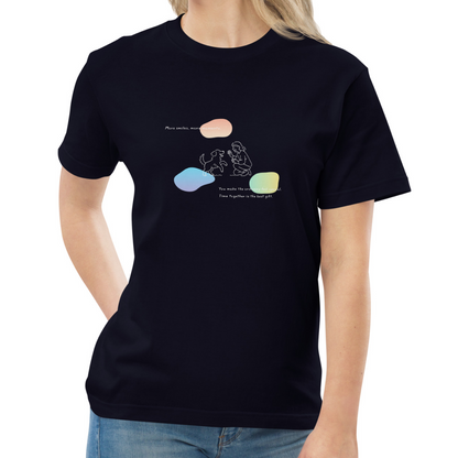 More smiles, more moments. Tee – Navy