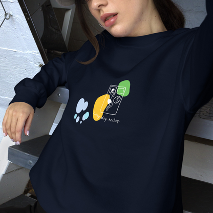 lazy day today. Sweat – Navy