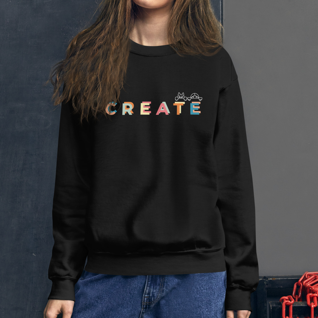 Create together. Sweat – Black