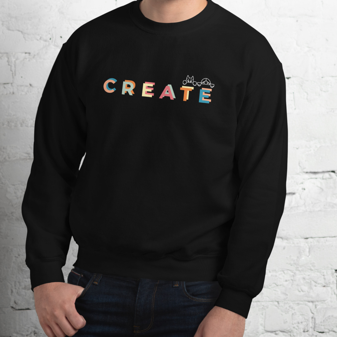 Create together. Sweat – Black
