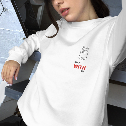 Stay with me. Sweat – White