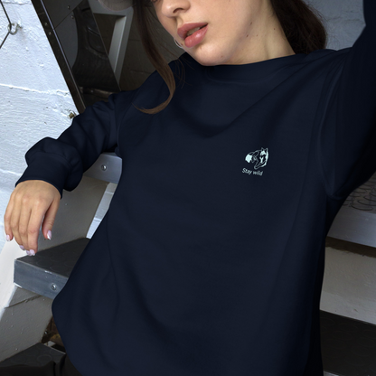 Stay wild. Sweat – Navy
