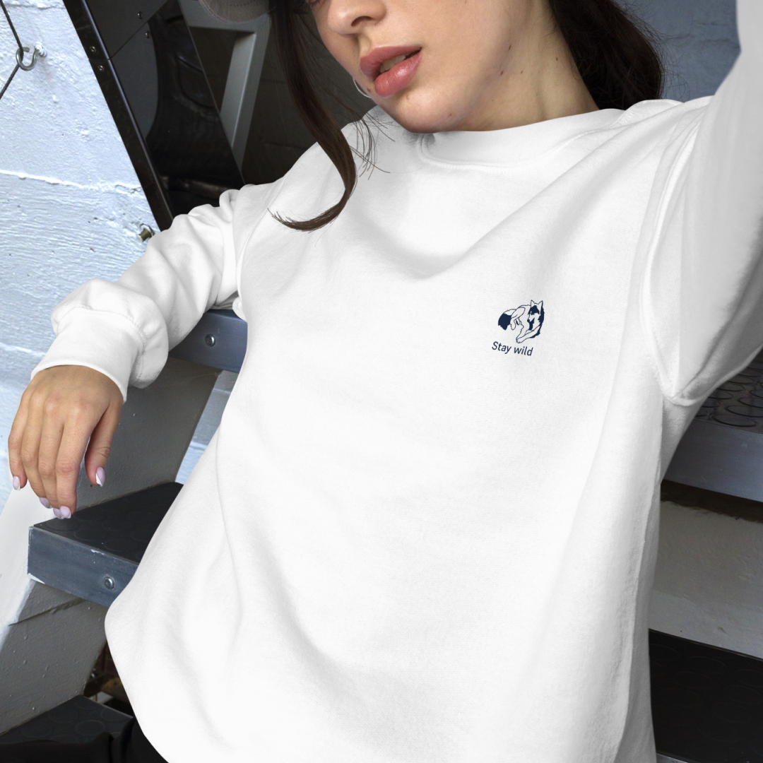 Stay wild. Sweat – White