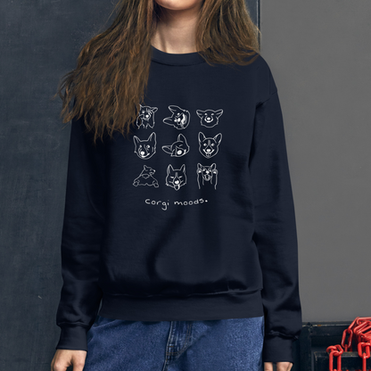 Corgi moods. Sweat – Navy