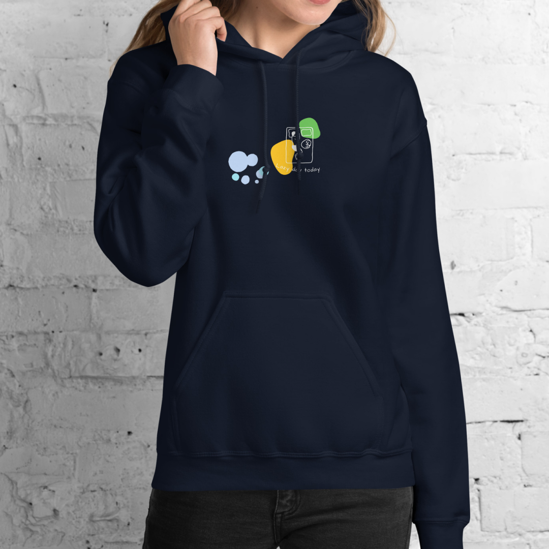 lazy day today. Hoodie – Navy