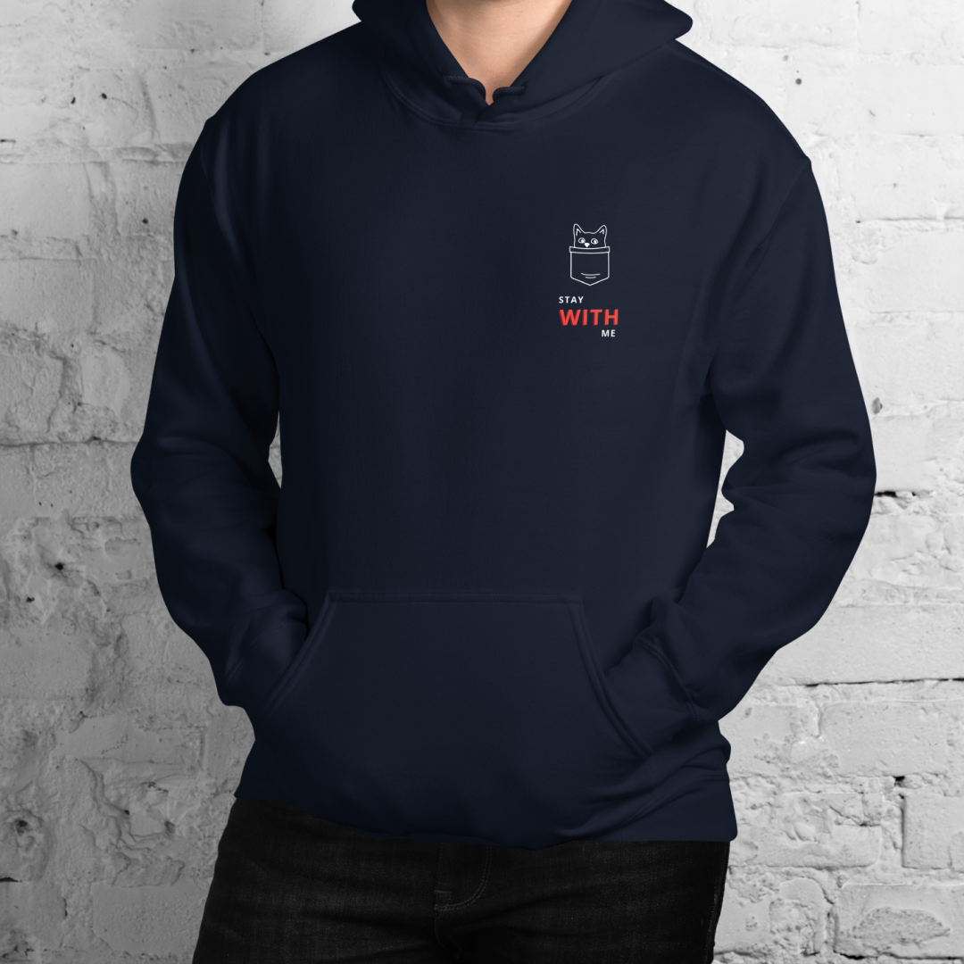 Stay with me. Hoodie – Navy