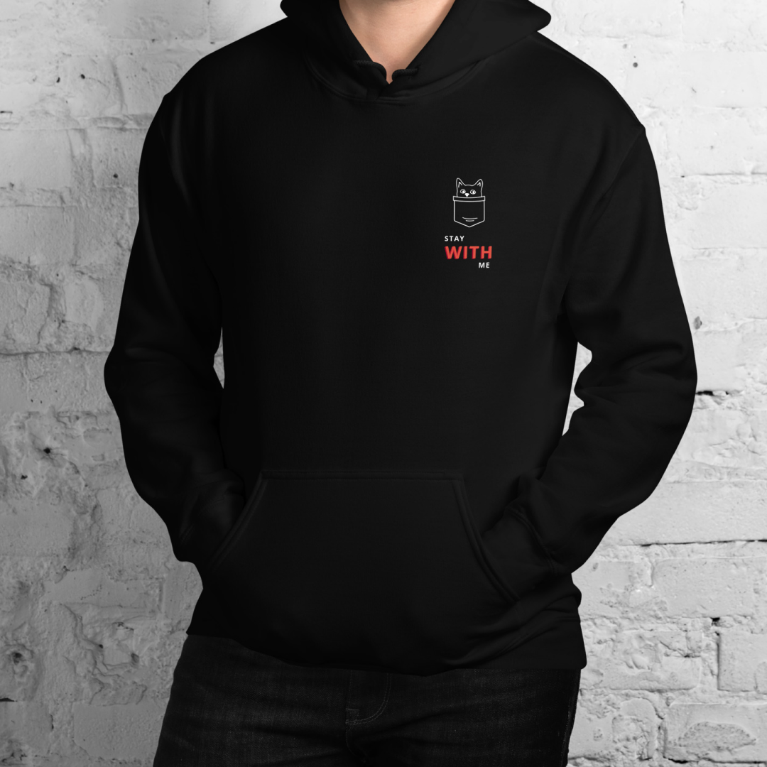 Stay with me. Hoodie – Black