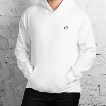 Stay wild. Hoodie – White