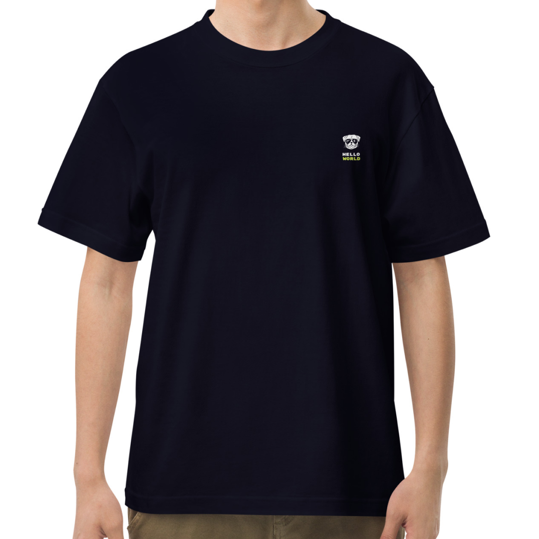 Hello, world. Tee – Navy