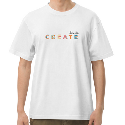 Create together. Tee – White