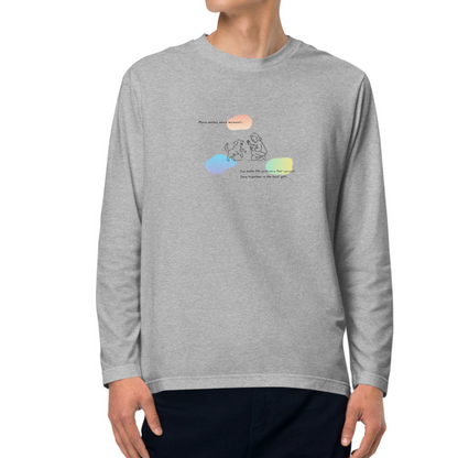 More smiles, more moments. Long Sleeve Tee – Gray
