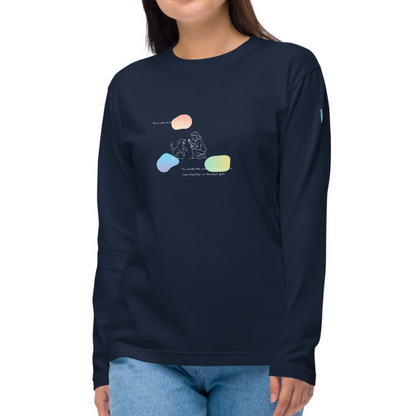 More smiles, more moments. Long Sleeve Tee – Navy