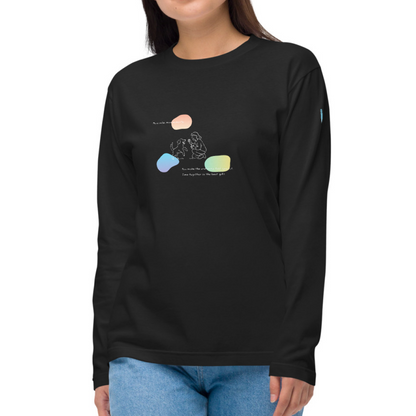 More smiles, more moments. Long Sleeve Tee – Black