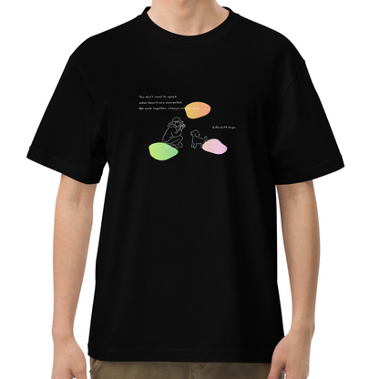 Life with dogs.  Tee – Black