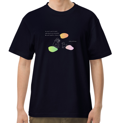 Life with dogs.  Tee – Navy