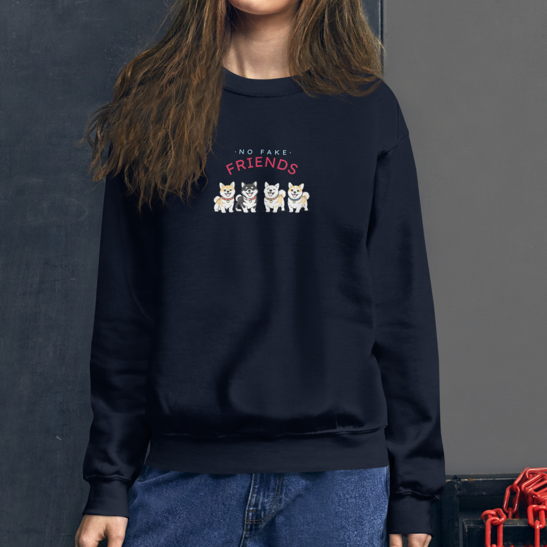 NO FAKE FRIENDS. Sweat – Navy