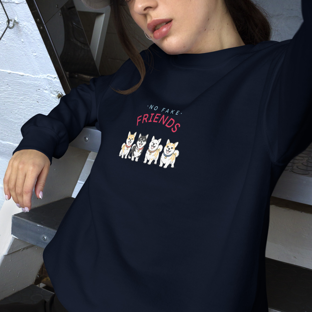 NO FAKE FRIENDS. Sweat – Navy