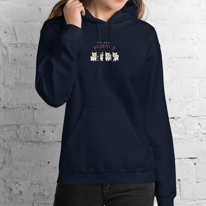 NO FAKE FRIENDS. Hoodie – Navy