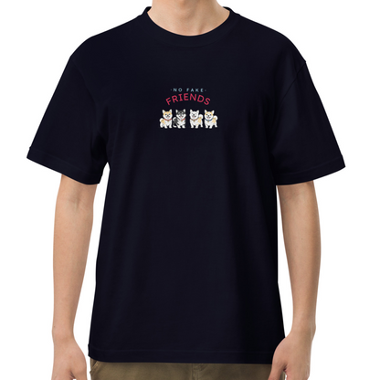 NO FAKE FRIENDS. Tee – Navy