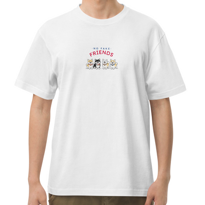 NO FAKE FRIENDS. Tee – White