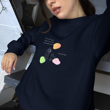 Life with dogs.  Sweat – Navy