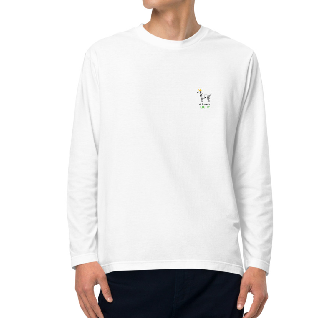 A SMALL LIGHT. Long Sleeve Tee – White