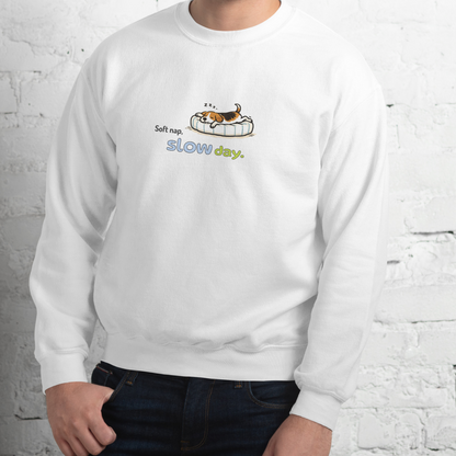 Soft nap, slow day. Sweat – White