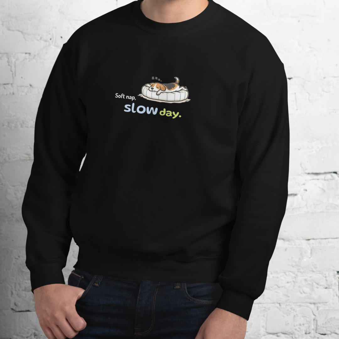 Soft nap, slow day. Sweat – Black
