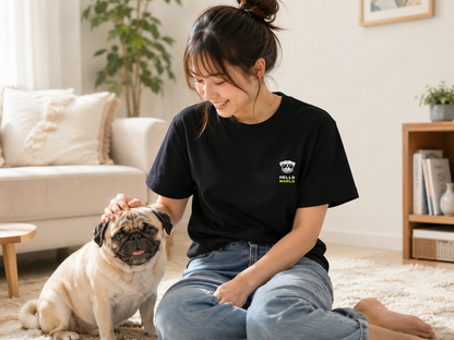 Hello, world. Tee – Black