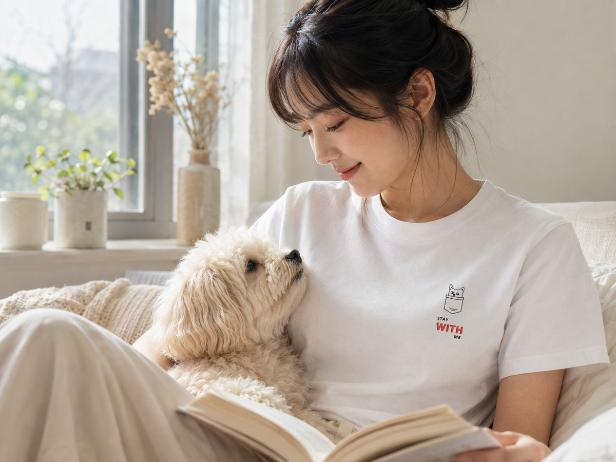 Stay with me. Tee – White